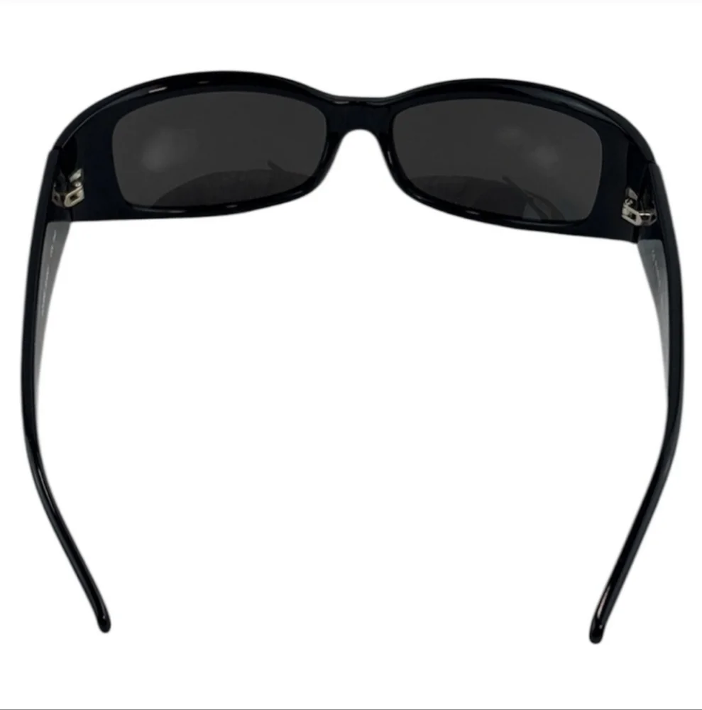 Furla Glossy Black Sunglasses with Case (EUC)